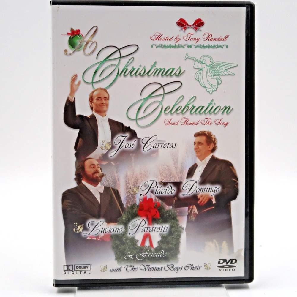 A Christmas Celebration Send Round The Song DVD Pavarotti Carreras Domingo 2003